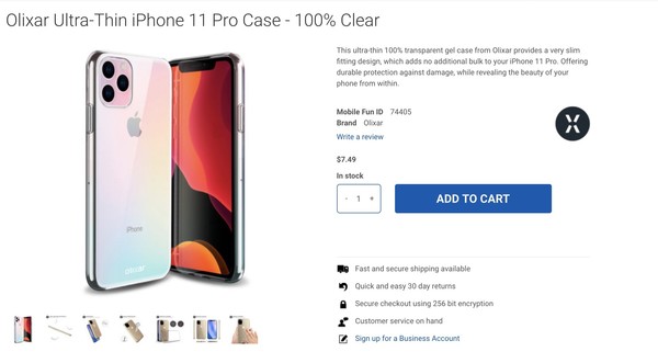 選用突變色規劃的iPhone 11 Pro