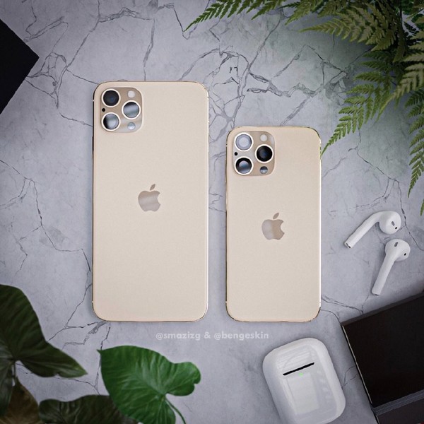 iPhone 12系列烘托圖（圖源推特）